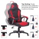 Reclining and rotating gaming office chair with ...
