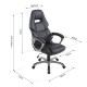 Swivel executive office chair gamer for esc.