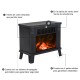 Electric fireplace heater type stove standing co.