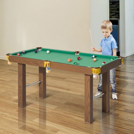 Table de billard en bois pour enfants +3 ans et adulte.