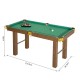 Wooden pool table for children +3 years and adult.