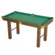 Wooden pool table for children +3 years and adult.