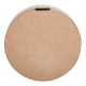 Mueb wood round wall pendant shelf.