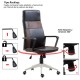 Cadeira tipo cadeira de escritório giratória executiva.