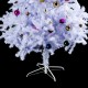 Christmas tree height 210cm + decoration included trees 1050 white branches