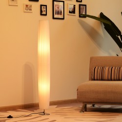 Modern foot lamp with 2 E27 40w lights and press.