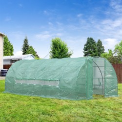 Garden greenhouse with 6 pa windows.