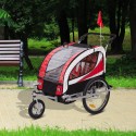 Car bike trailer with pas bar.