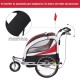 Car bike trailer with pas bar.