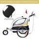 Car bike trailer with pas bar.