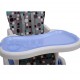 Trona multifuncional para Bebés 3 en 1 convertible en Mecedora y Mesa - Color Azul