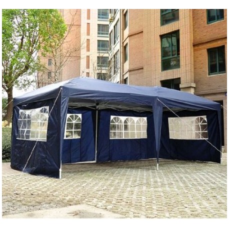 Blau pabellon Stahl oxford 6x3m...