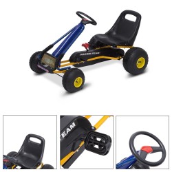 Kart a Pedales para Niños de 3 a 8 años - Acero y Pl...