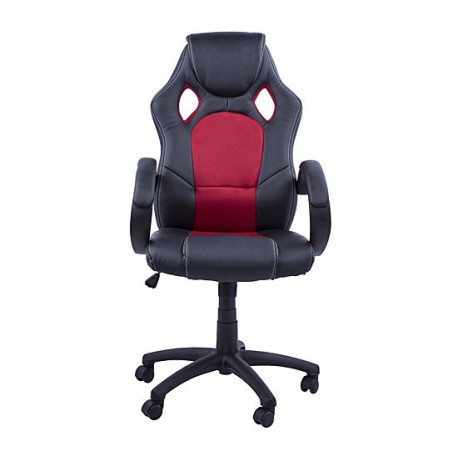 Chair for office black red pv + pvc ø71 x 61cm...