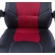 Chair for office black red pv + pvc ø71 x 61cm...