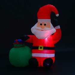 Inflatable noel 70x45x120cm led lights + rég bag.