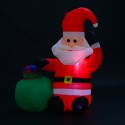 Inflatable noel 70x45x120cm led lights + reg bag.