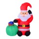 Inflatable noel 70x45x120cm led lights + reg bag.