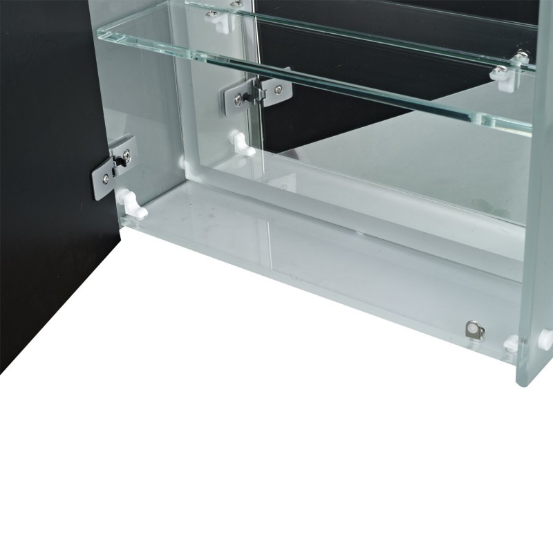 Armario de Baño con Espejo y luz LED tipo Mueble Bot...