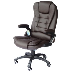 Reclining desk chair with 6 dough points.
