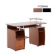 Table d'ordinateur couleur bois mdf 120x55x85cm...