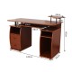 Table d'ordinateur couleur bois mdf 120x55x85cm...