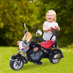 Akku-Elektromotorrad für Kinder - negr.