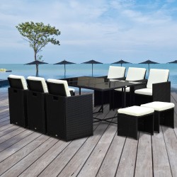 Set of outdoor furniture type dining room for ja.