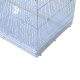 Oiseaux de cage 60 x 41 x 41 cm en fer blanc et pp.