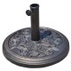Bronze resin umbrella base Ω 45.5 x 34 cm.