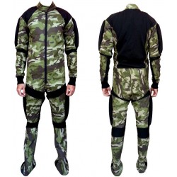 TRAJE DE PARAQUEDAS PROFISSIONAL - CAMUFLAGEM DE COR