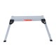 Silver folding bench aluminum 109x40x50cm...