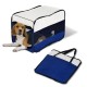 Transportin falten blau oxford 50 x 33 x 30cm.