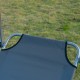 Oxford grey folding tumbona iron 187x58x27cm...