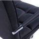 Chaise de bureau pu + pvc noir 52,5x54x82-94cm...