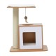 Mueble para Gatos Madera Felpa Sisal 54x44x63cm...