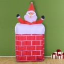 Papa Noel Hinchable Multicolor Tela 73x73x180cm...