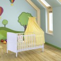 Baby cot yellow wood 140x70x147cm...