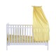 Baby cot yellow wood 140x70x147cm...