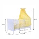 Baby cot yellow wood 140x70x147cm...