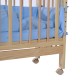 Baby cot blue wood 90x54x140cm...