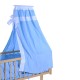 Babybett blaues Holz 94x50x140cm...