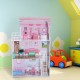 Dollhouse legno rosa 70x30x110cm...