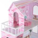 Dollhouse pink wood 70x30x110cm...