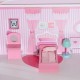 Dollhouse pink wood 70x30x110cm...