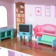 Dollhouse madeira rosa 70x30x110cm...