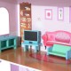 Dollhouse pink wood 70x30x110cm...