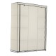 Folding wardrobe fabric cream 131x46x169cm...