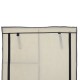 Folding wardrobe cream fabric 88,3x46x169cm...