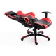 Office chair elevable and rotating - red and negr.